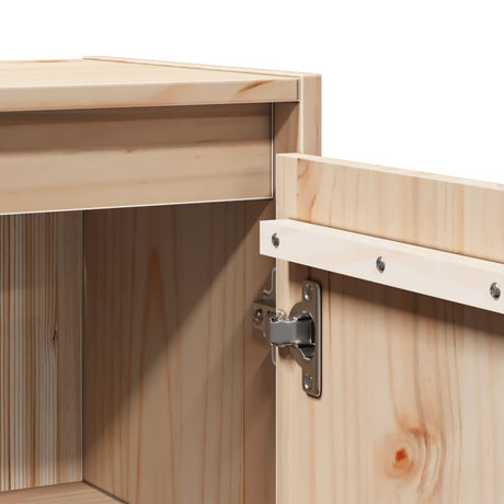 Wall Cabinets 2 Pcs 30X30X60 Cm Solid Wood Pine