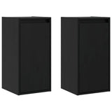 Wall Cabinets 2 Pcs 30X30X60 Cm Solid Wood Pine