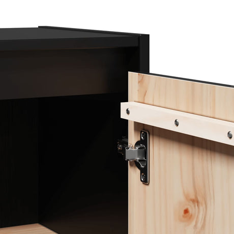 Wall Cabinets 2 Pcs 30X30X60 Cm Solid Wood Pine