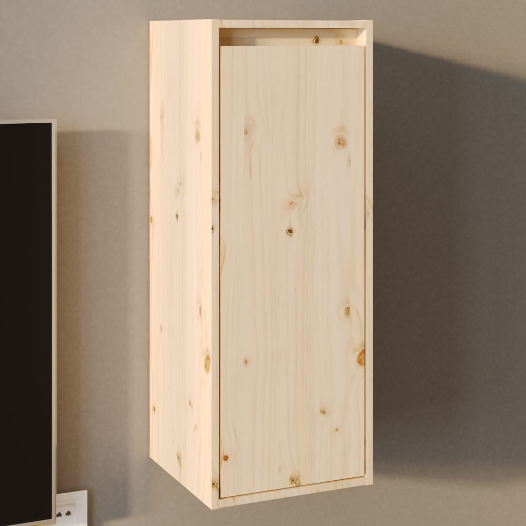 Wall Cabinet 30X30X80 Cm Solid Wood Pine