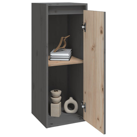 Wall Cabinet 30X30X80 Cm Solid Wood Pine