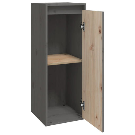 Wall Cabinet 30X30X80 Cm Solid Wood Pine