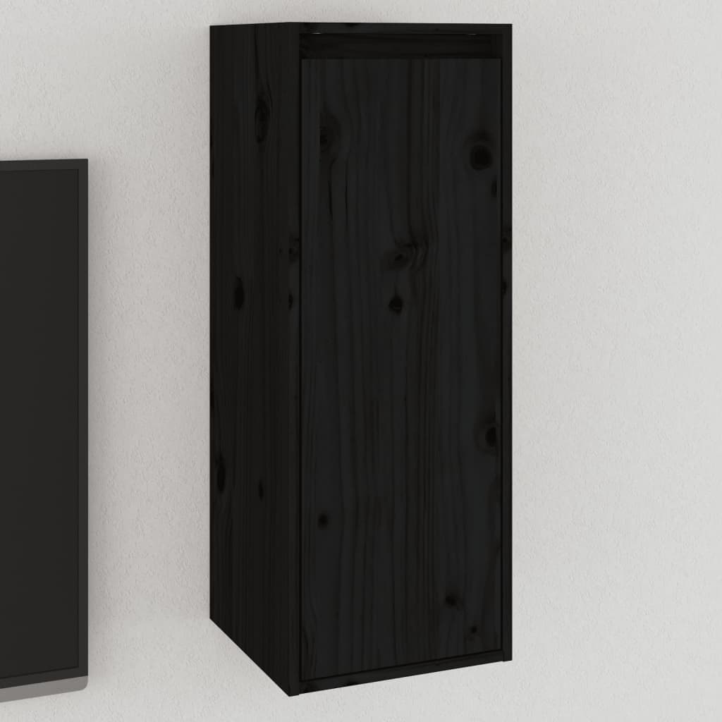 Wall Cabinet 30X30X80 Cm Solid Wood Pine