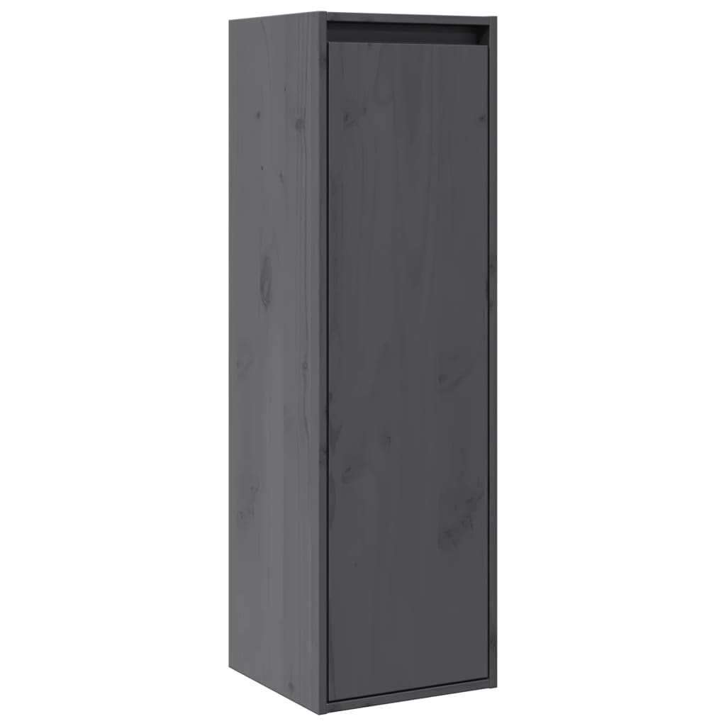 Wall Cabinets 2 Pcs 30X30X100 Cm Solid Pinewood