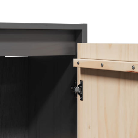 Wall Cabinets 2 Pcs 30X30X100 Cm Solid Pinewood