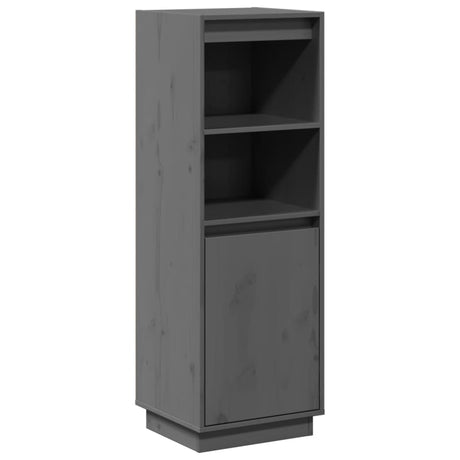 Highboard 37X34X110 Cm Solid Wood Pine