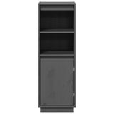 Highboard 37X34X110 Cm Solid Wood Pine