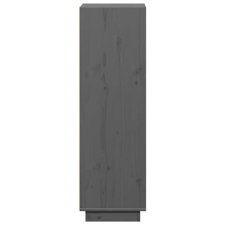 Highboard 37X34X110 Cm Solid Wood Pine
