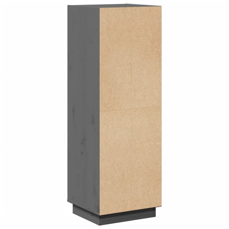 Highboard 37X34X110 Cm Solid Wood Pine