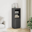 Highboard 37X34X110 Cm Solid Wood Pine
