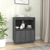 Sideboard 60X34X75 Cm Solid Wood Pine