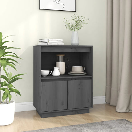 Sideboard 60X34X75 Cm Solid Wood Pine