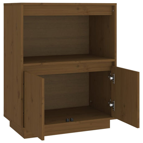 Sideboard 60X34X75 Cm Solid Wood Pine