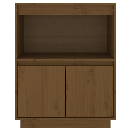 Sideboard 60X34X75 Cm Solid Wood Pine