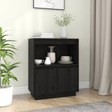 Sideboard 60X34X75 Cm Solid Wood Pine