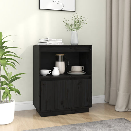 Sideboard 60X34X75 Cm Solid Wood Pine