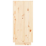 Shoe Cabinet 60X35X80 Cm Solid Wood Pine