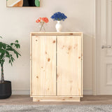 Shoe Cabinet 60X35X80 Cm Solid Wood Pine