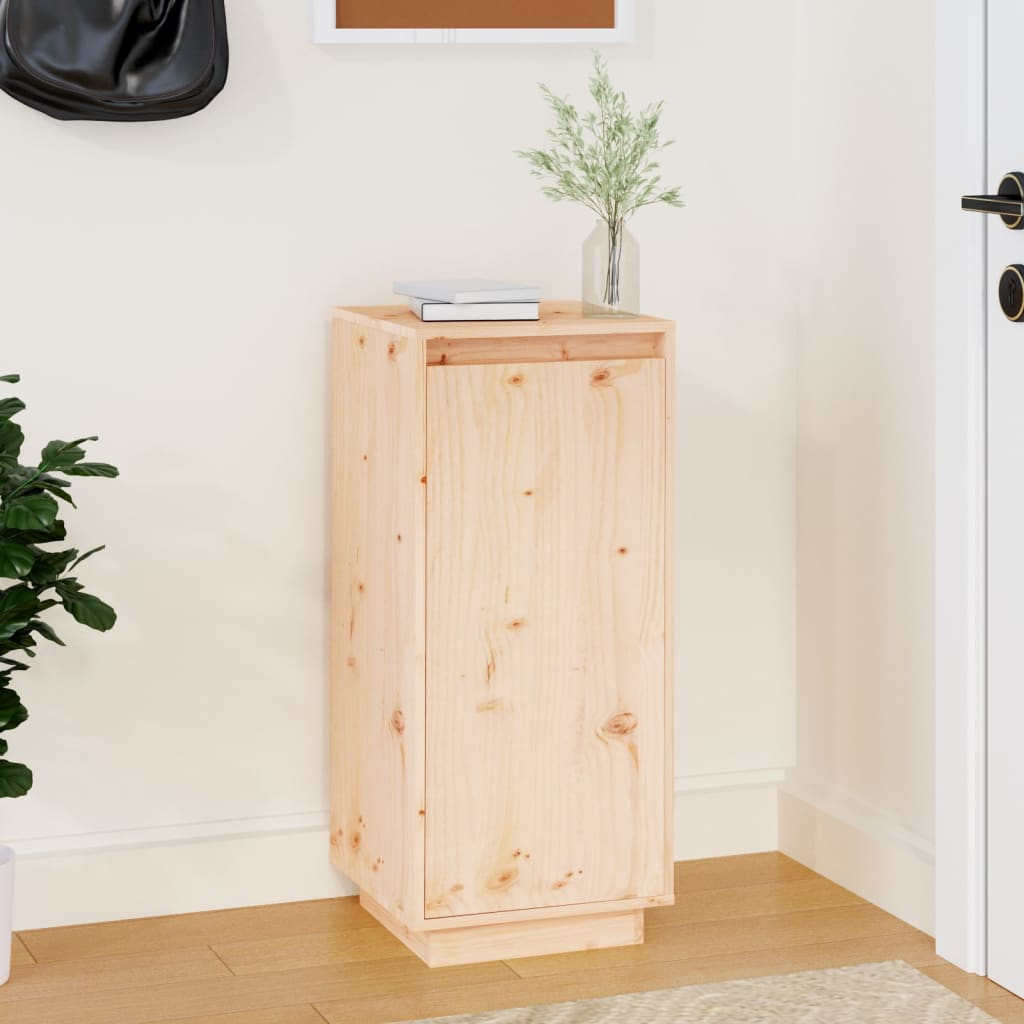 Shoe Cabinet 35X35X80 Cm Solid Wood Pine