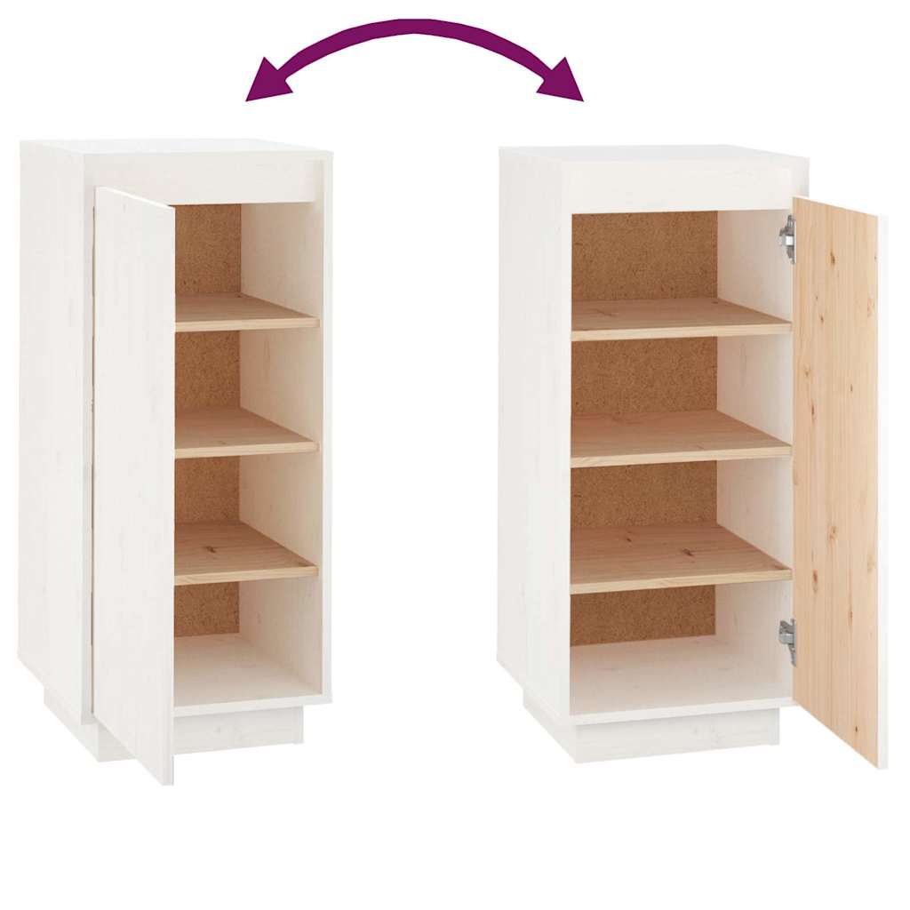 Shoe Cabinet 35X35X80 Cm Solid Wood Pine