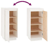 Shoe Cabinet 35X35X80 Cm Solid Wood Pine