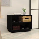 Shoe Cabinet 60X34X45 Cm Solid Wood Pine