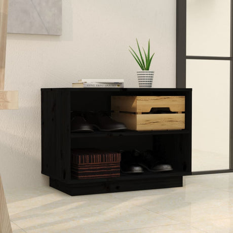 Shoe Cabinet 60X34X45 Cm Solid Wood Pine
