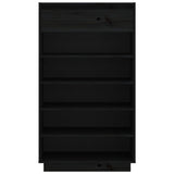 Shoe Cabinet 60X34X105 Cm Solid Wood Pine