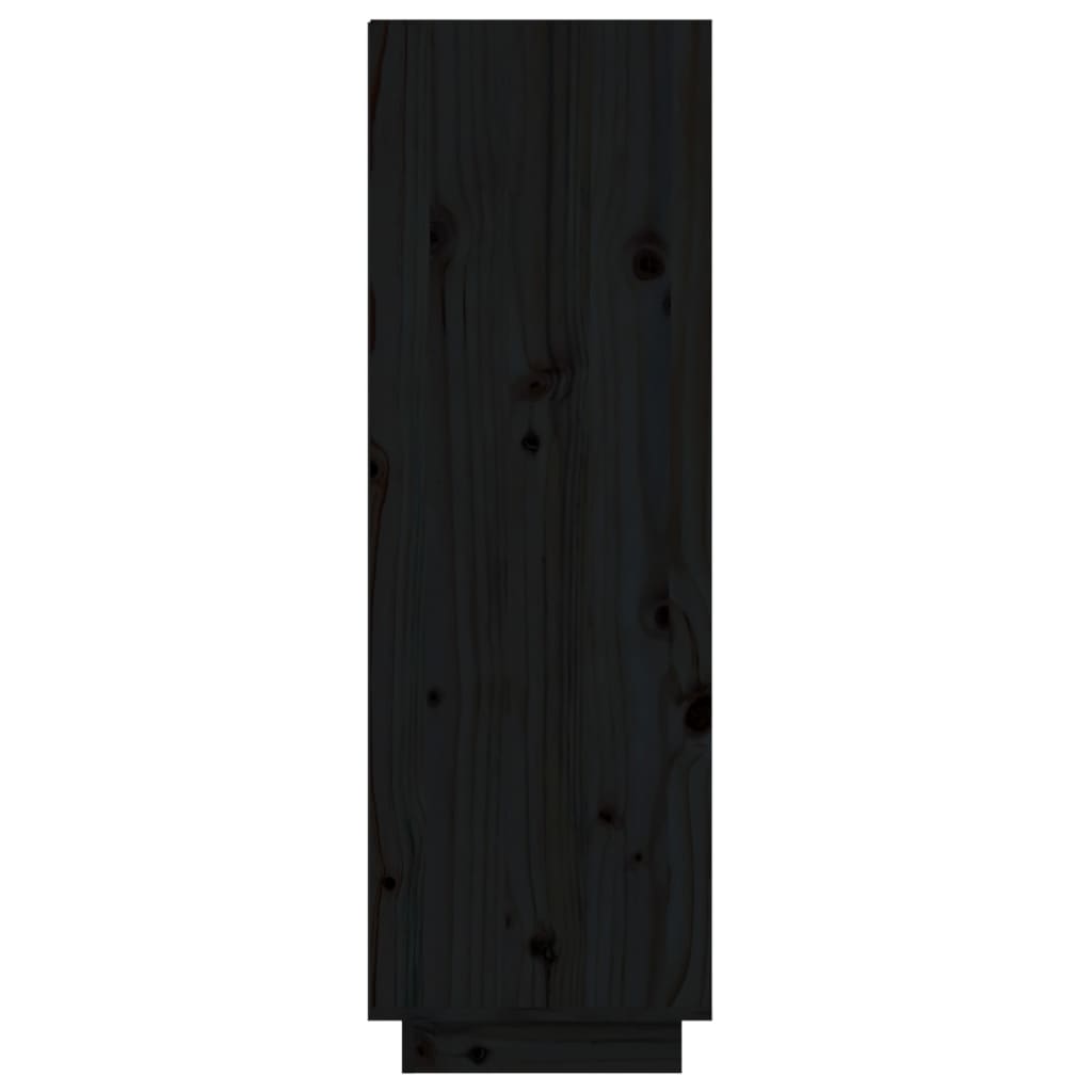 Shoe Cabinet 60X34X105 Cm Solid Wood Pine