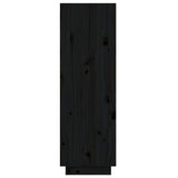 Shoe Cabinet 60X34X105 Cm Solid Wood Pine