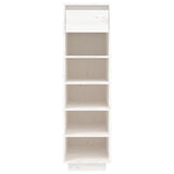 Shoe Cabinet 30X34X105 Cm Solid Wood Pine