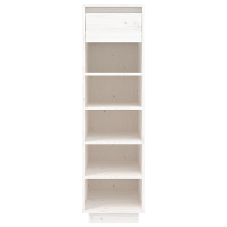 Shoe Cabinet 30X34X105 Cm Solid Wood Pine