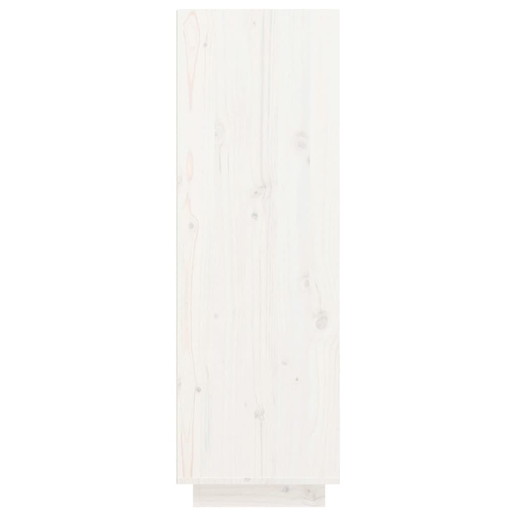Shoe Cabinet 30X34X105 Cm Solid Wood Pine