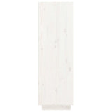 Shoe Cabinet 30X34X105 Cm Solid Wood Pine