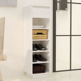 Shoe Cabinet 30X34X105 Cm Solid Wood Pine