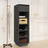 Shoe Cabinet 30X34X105 Cm Solid Wood Pine