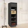 Shoe Cabinet 30X34X105 Cm Solid Wood Pine