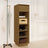 Shoe Cabinet 30X34X105 Cm Solid Wood Pine