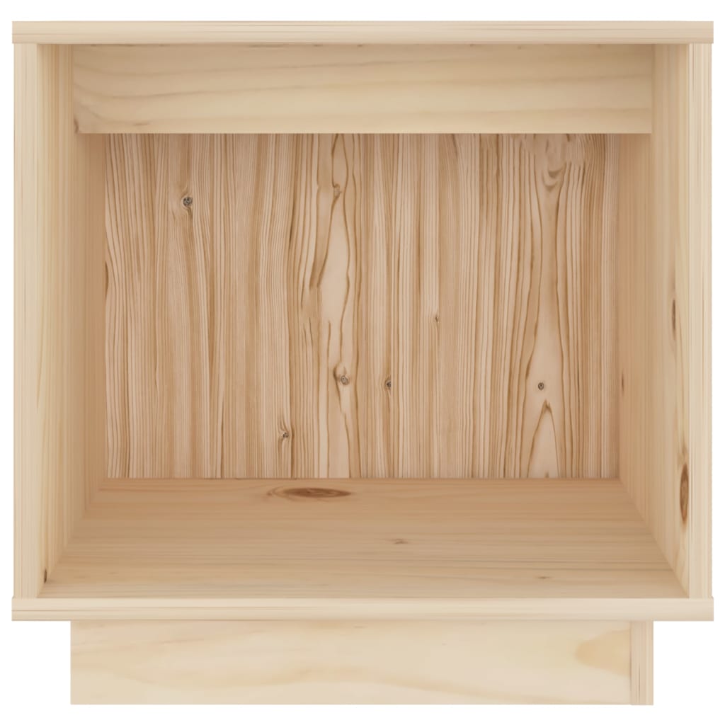 Bedside Cabinet 40X30X40 Cm Solid Wood Pine