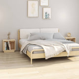 Bedside Cabinet 40X30X40 Cm Solid Wood Pine