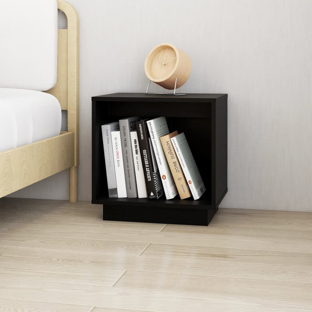 Bedside Cabinet 40X30X40 Cm Solid Wood Pine