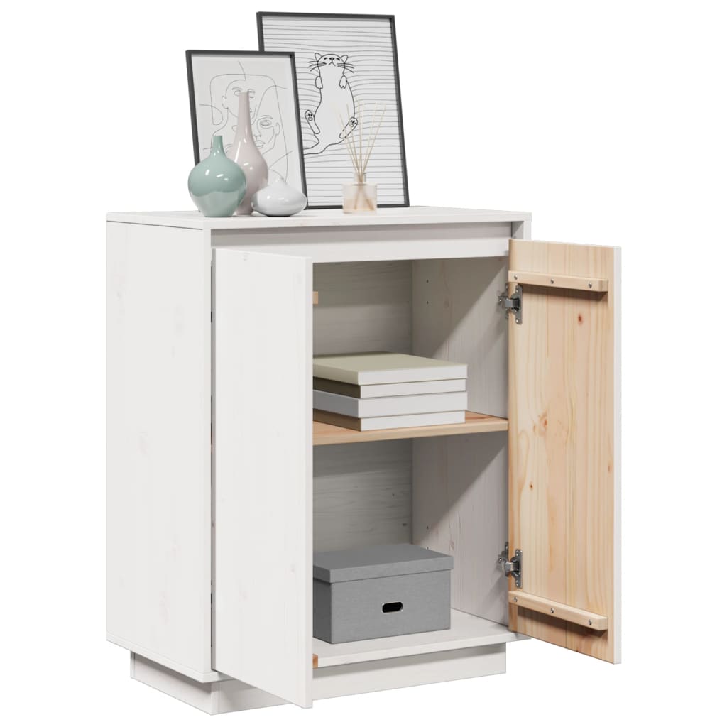 Sideboard 60X34X75 Cm Solid Wood Pine