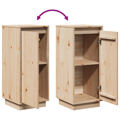 Sideboard 31.5X34X75 Cm Solid Wood Pine