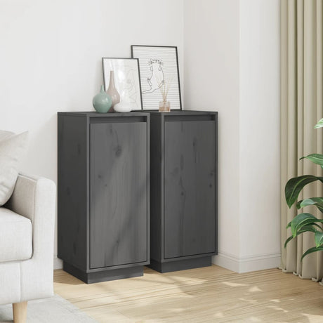 Sideboard 31.5X34X75 Cm Solid Wood Pine