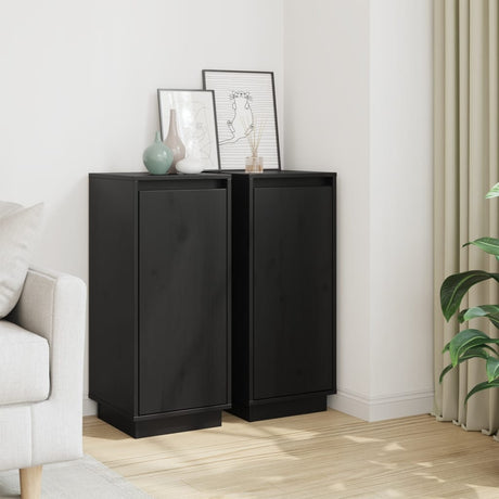 Sideboard 31.5X34X75 Cm Solid Wood Pine