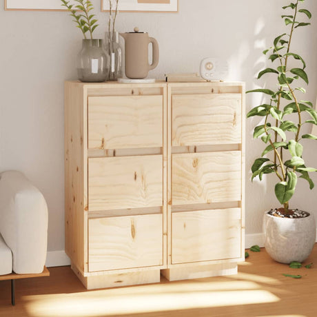 Sideboard 32X34X75 Cm Solid Wood Pine