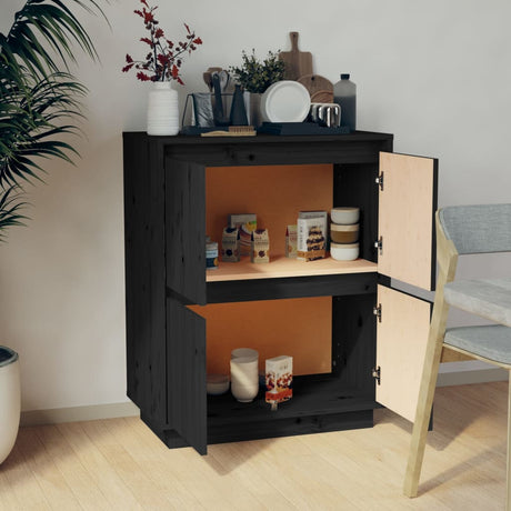 Sideboard 60X34X75 Cm Solid Wood Pine