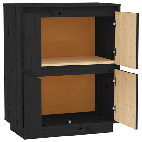 Sideboard 60X34X75 Cm Solid Wood Pine