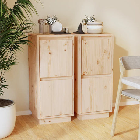 Sideboard 31.5X34X75 Cm Solid Wood Pine