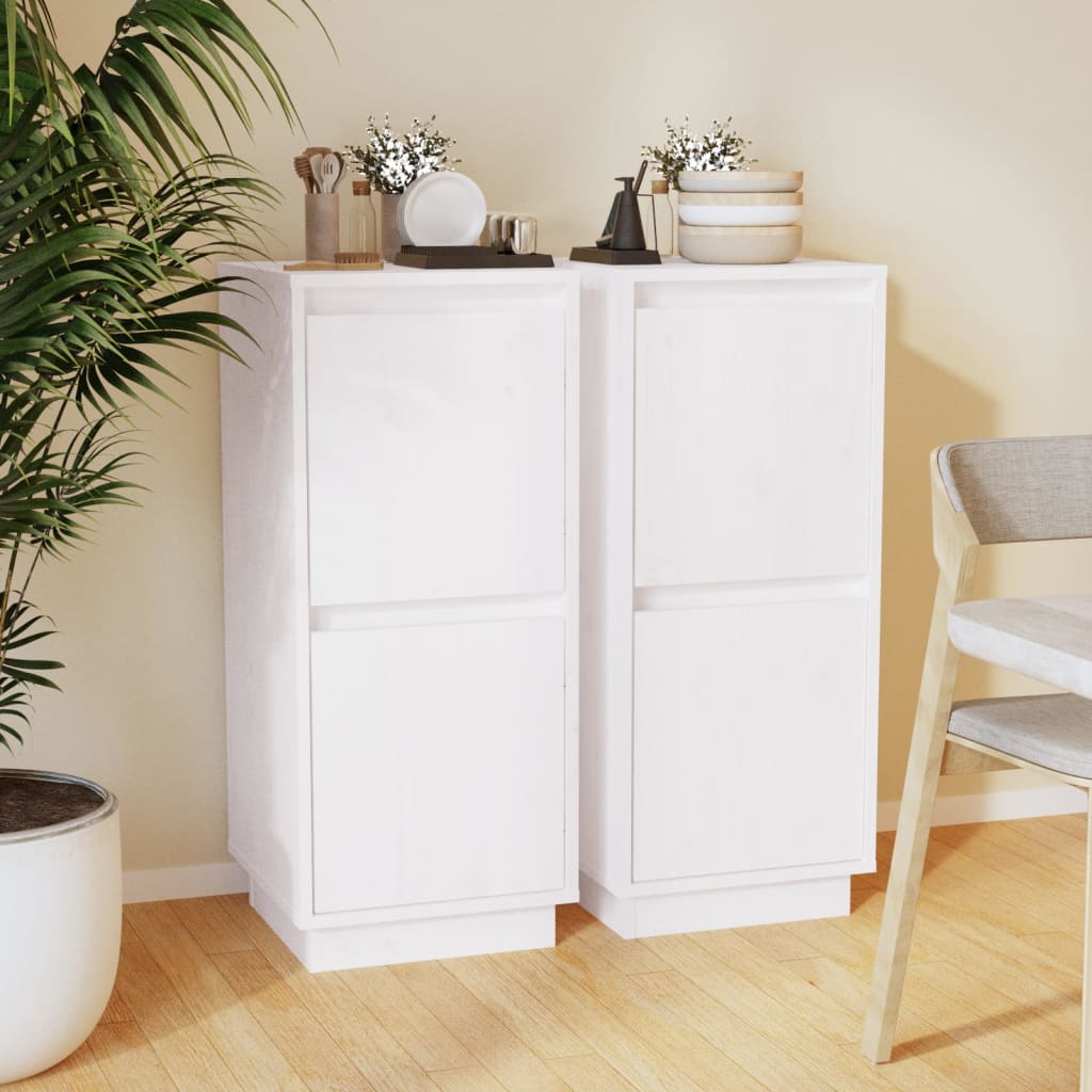 Sideboard 31.5X34X75 Cm Solid Wood Pine